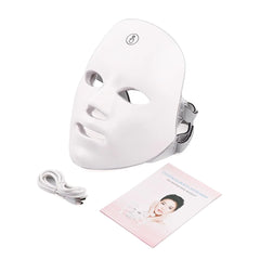 LED Light Therapy Facial Device - Skin Rejuvenation Beauty Tool