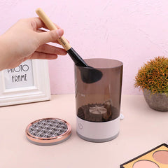 Electric Makeup Brush Cleaner - Automatic Brush Washer & Dryer