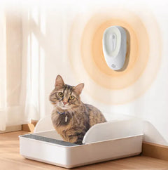 Pet Odor Eliminator for Litter Boxes - Automatic Deodorizer for Cats