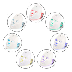 LED Light Therapy Facial Device - Skin Rejuvenation Beauty Tool
