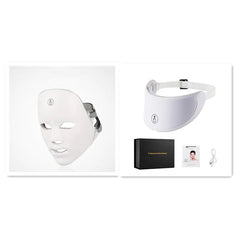 LED Light Therapy Facial Device - Skin Rejuvenation Beauty Tool