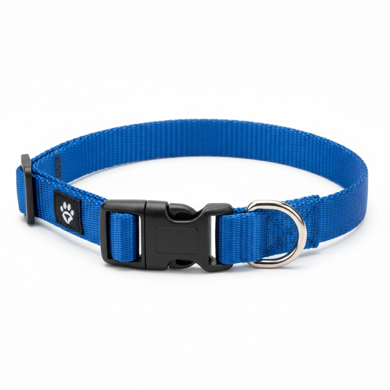 Premium Adjustable Dog Collar - Durable Nylon with Quick Release Buckle