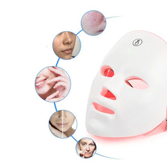 LED Light Therapy Facial Device - Skin Rejuvenation Beauty Tool